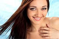 Punte di cura dei capelli. Hair care.